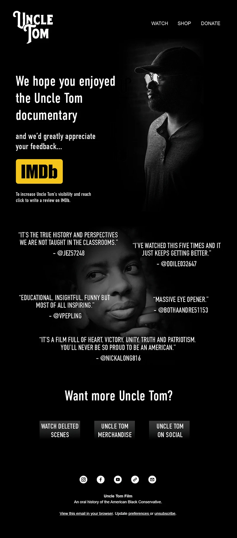 Email campaign design