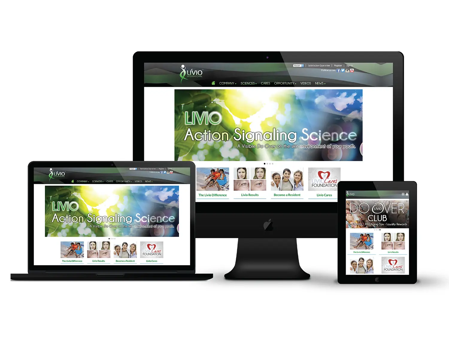 KRB Graphics web design website – web suite 1